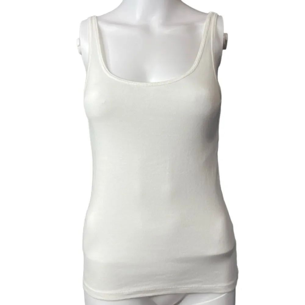 GAP Favorite Casual Tank top White Size Small Petite